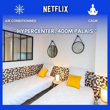 Le Forville : 400M Palais, Calme, Clim 칸느 외부 사진