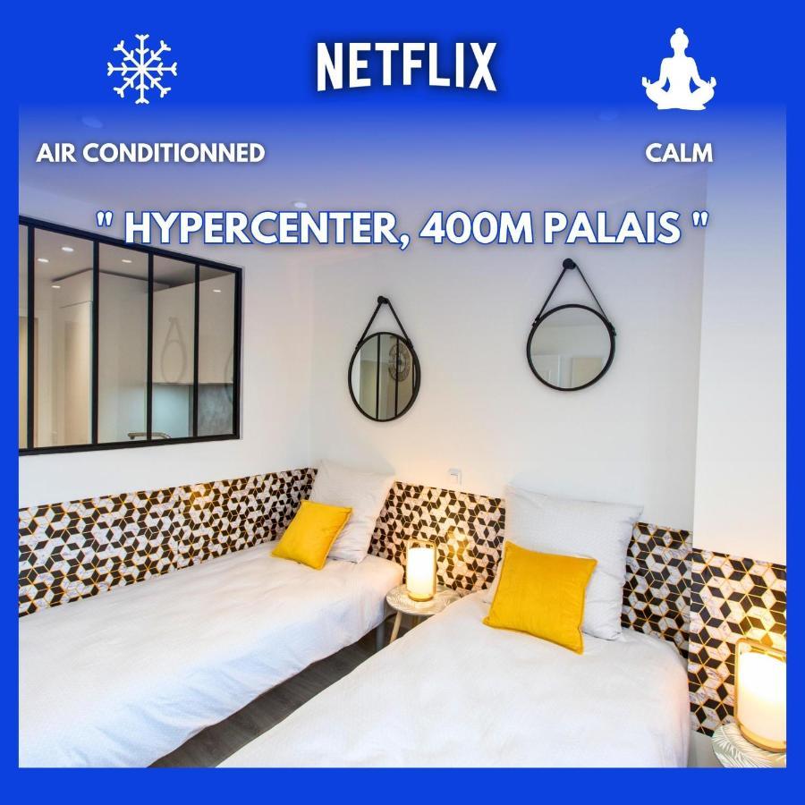 Le Forville : 400M Palais, Calme, Clim 칸느 외부 사진